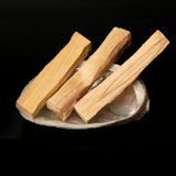 Справжні натуральні перуанські смужки Palo Santo 3 шт священного дерева для йоги, медитації, ароматерапії 30 г 0851 фото