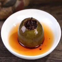 Шу Пуэр Гуандунский цитрусовый Xiaoqing 20-шт., пуэр в мандарине 0290 фото