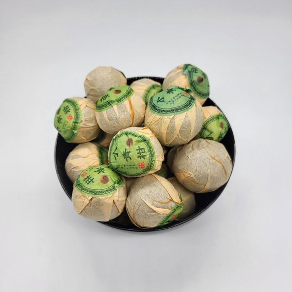 Шу Пуэр Гуандунский цитрусовый Xiaoqing 20-шт., пуэр в мандарине 0290 фото