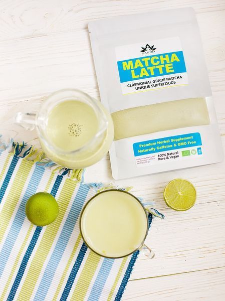 Зелений порошковий чай Матча Лате 3 в 1 &ndash; 200 г, Matcha Latte 0355 фото